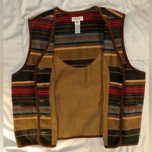 Button front Vest by Jones New York Sport
